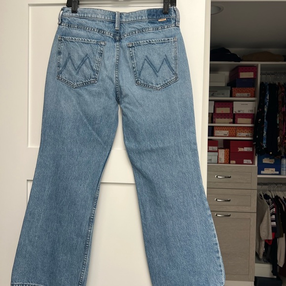 MOTHER Women's Light Blue Denim Jeans - Size 27 - Picture 2 of 5